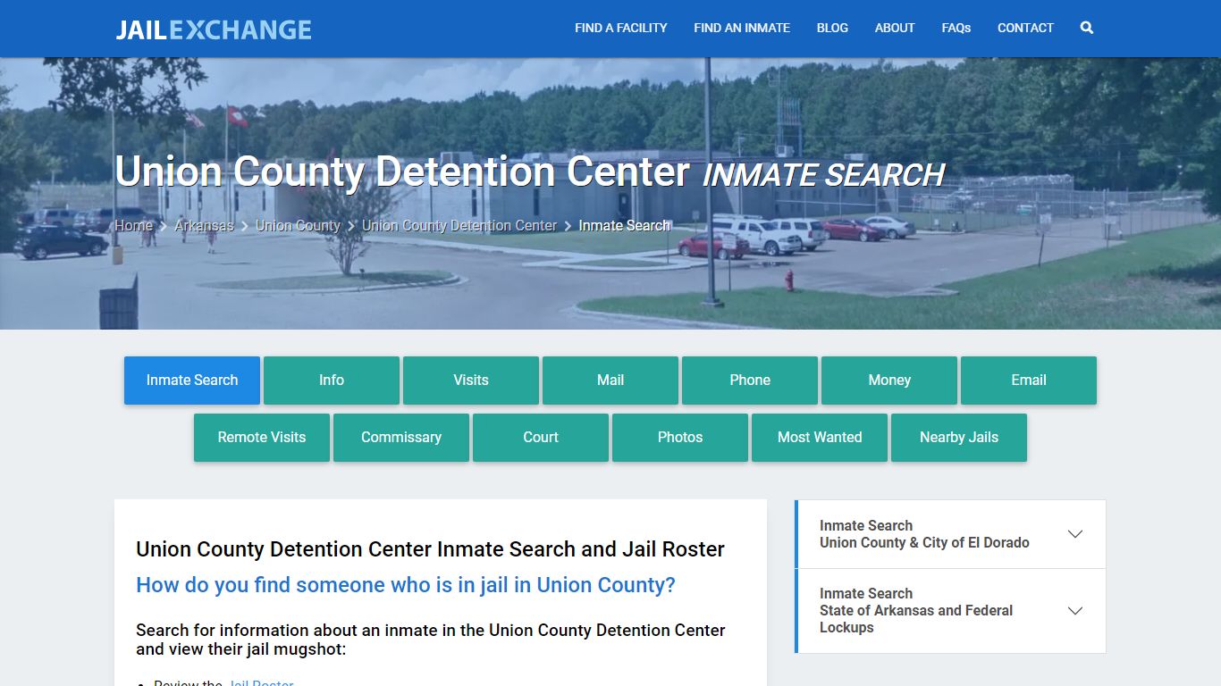 Union County Detention Center Inmate Search - Jail Exchange
